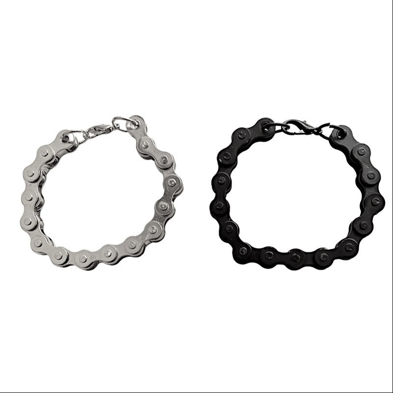 Tide Brand Thickness Bicycle Chain Bracelet Men And Women Personality