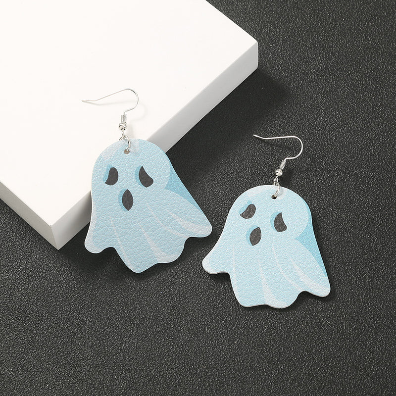 Simple Geometric Personality Halloween Earrings