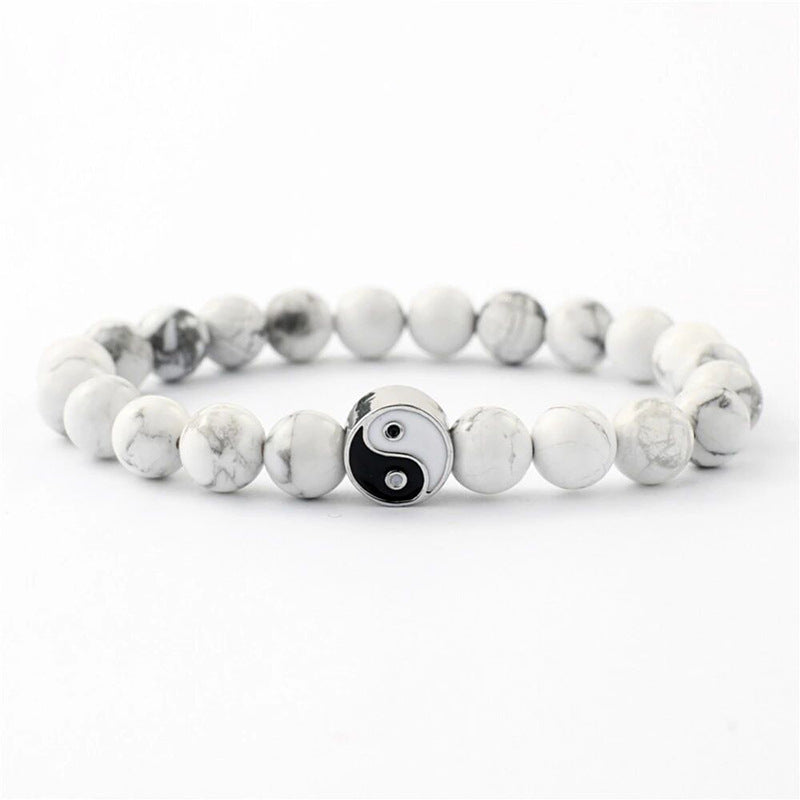 Tai   White Turquoise Frosted Bracelet