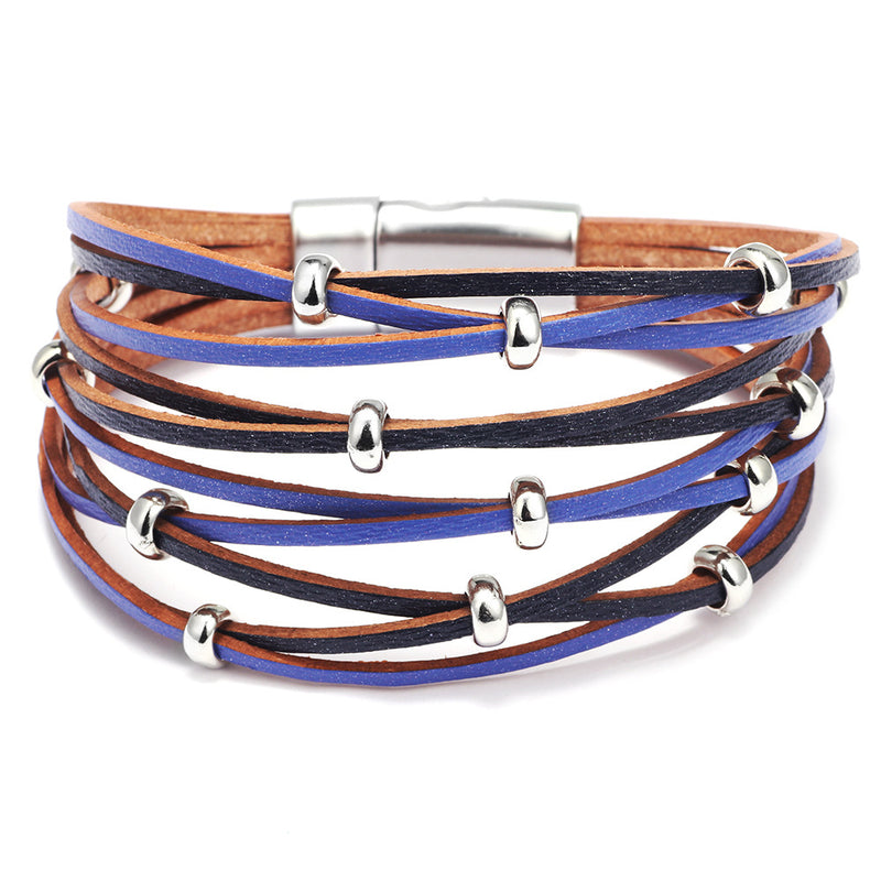 Multi-Layer Braided Leather Bracelet
