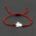 Stainless Steel Little Angel Bracelet Hand Woven Simple Adjustable