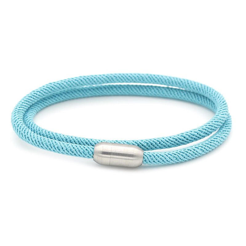 Macron Color Milan Wire Magnet Buckle Bracelet