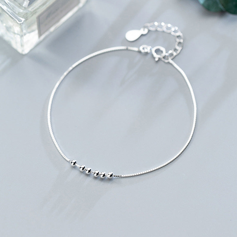 925 silver transfer beads bracelet