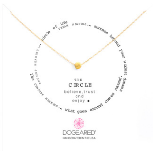 Mind, Body and Soul OM Gold Necklace