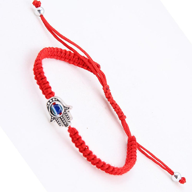 Bracelet hand-knitted Korean silk red rope men and women models small gifts this year lucky hand palm