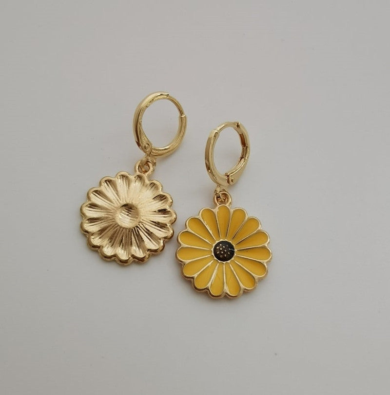 Summer Earrings Yellow Daisy Earrings