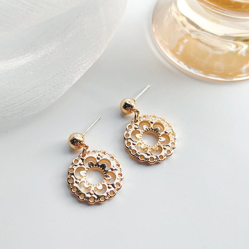 S925 Silver Baroque Stud Earrings