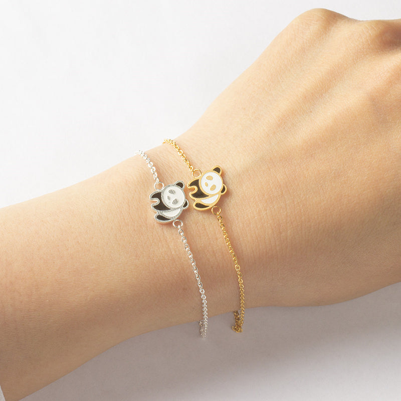 Cute chinese panda bracelet