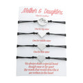 Mother's Day Personality Stainless Steel Hollow Card Bracelet Set Of 4