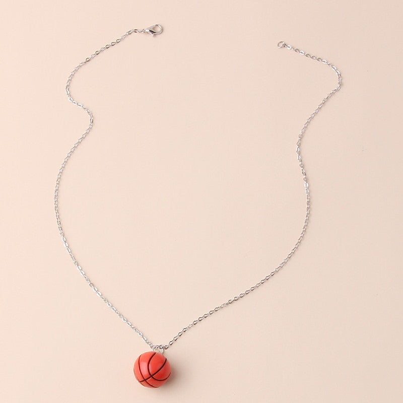 New Fashion Basketball Cute Simple Geometric Necklace