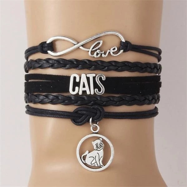 Cat charm bracelets