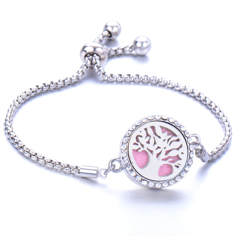Essential oil diffusion bracelet
