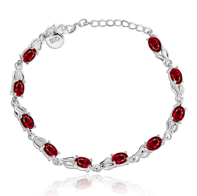 European and American ruby bracelet