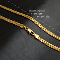k gold color full side shrimp clasp bracelet
