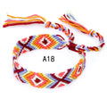 Colorful cotton hand-woven bracelet