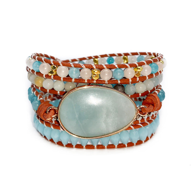 Natural Tianhe Stone Charm Bracelet