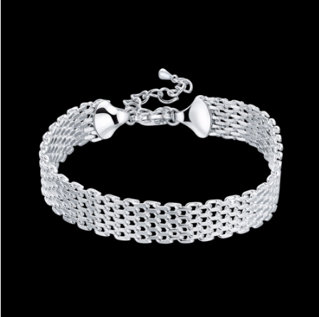 925 silver woven bracelet