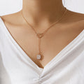 Four-Leaf Clover Circle Neck Chain Clavicle Chain