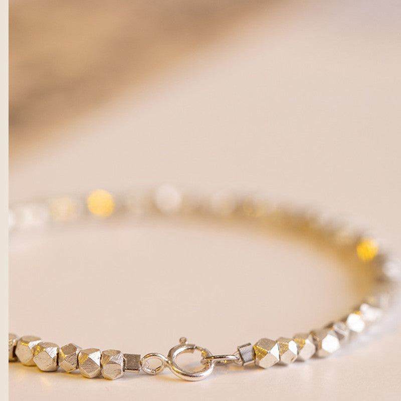Female Niche S925 Silver Simple And Generous Bracelet