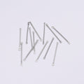 Double Hole Link Rod Cylindrical Ear Post Earrings Jewelry Accessories