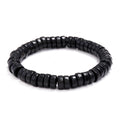 Wooden bead bracelet