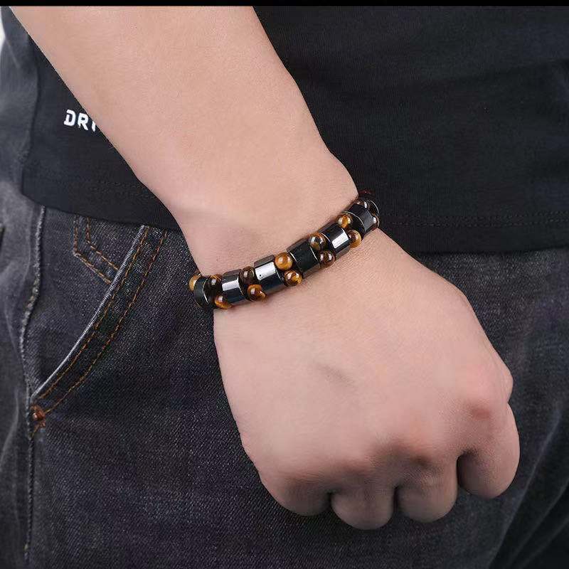 Personality Black Gall Eye Stone Tiger Stone Exquisite Bracelet Magnetic