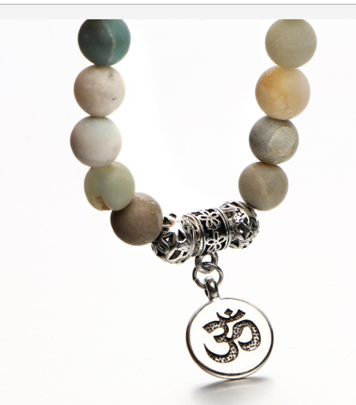 Natural  Color Yoga Bracelet Couple Type Bead Bracelet