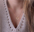 Korean Jewelry Multi-Layer Chain Head Pendant Necklace