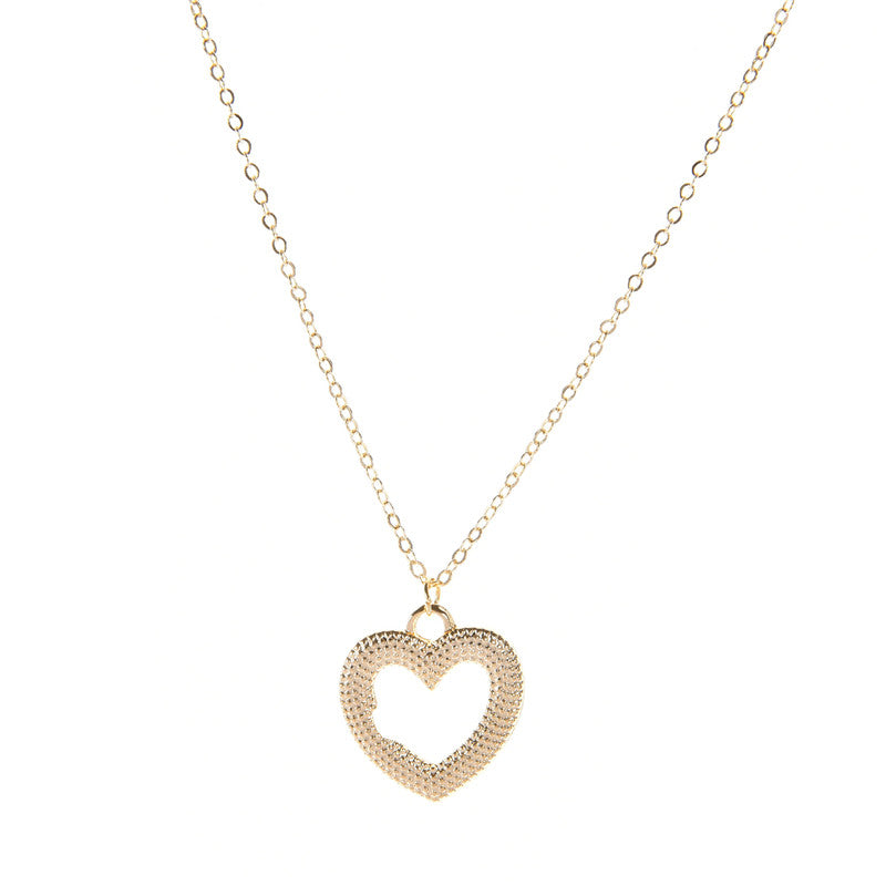 European And American Personality Cold Wind Fashion Hollow Heart Necklace