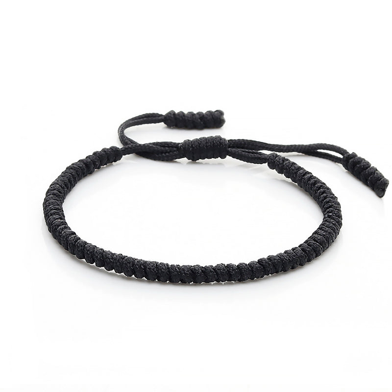 Ethnic Style,  Hand-woven Red Knots Rope Bracelet