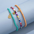 Fashion Creative Color Rice Bead Anklet