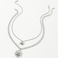 Halloween Multi-layer Spider Hollow Necklace