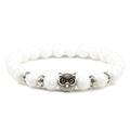 Turquoise Beaded Owl Yoga Bracelet