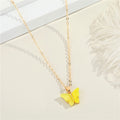 Butterfly Resin Necklace New Fashion Clavicle Chain Women