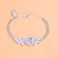 Personalized Water Drop Zircon Anklet Fashion Beach