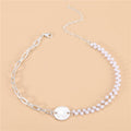 Imitation Pearl Clavicle Chain European And American Temperament Simple And Versatile Neck Necklace