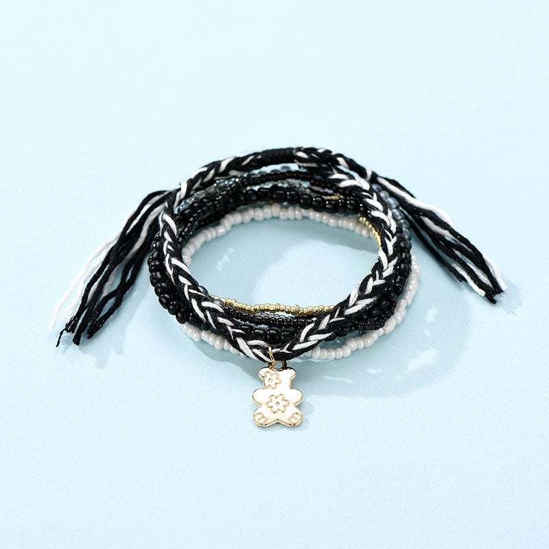 Personalized Solid Color Short Bracelet For Dual-Use