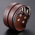 Car Thread Jewelry Personality Multi-layer Leather Double Buckle