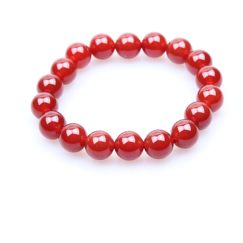 Brazilian Red Agate Chalcedony Bracelet Women's Bracelet Jewelry