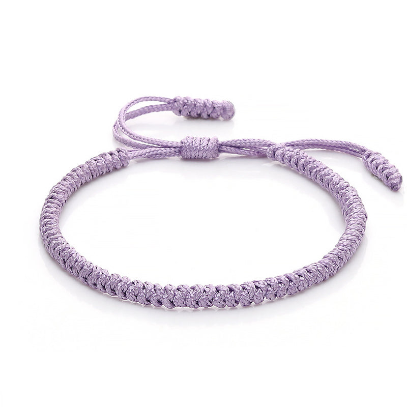 Ethnic Style,  Hand-woven Red Knots Rope Bracelet