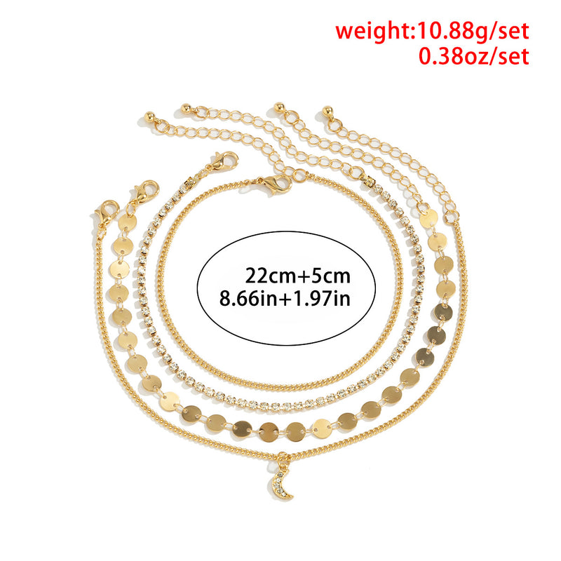 Trend Micro Prong Chain Alloy Set Anklet