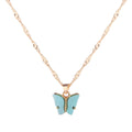 Fashionable colorful acrylic Butterfly Pendant