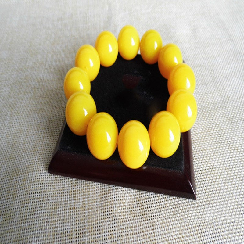 Yellow Chalcedony Agate Bracelet