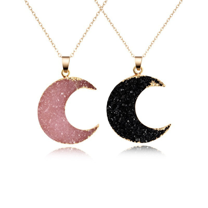 Moon Necklace Sweater Chain Pendant Foreign Trade Necklace