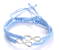 2pcs/pair Handmade Rope Chain Bracelet
