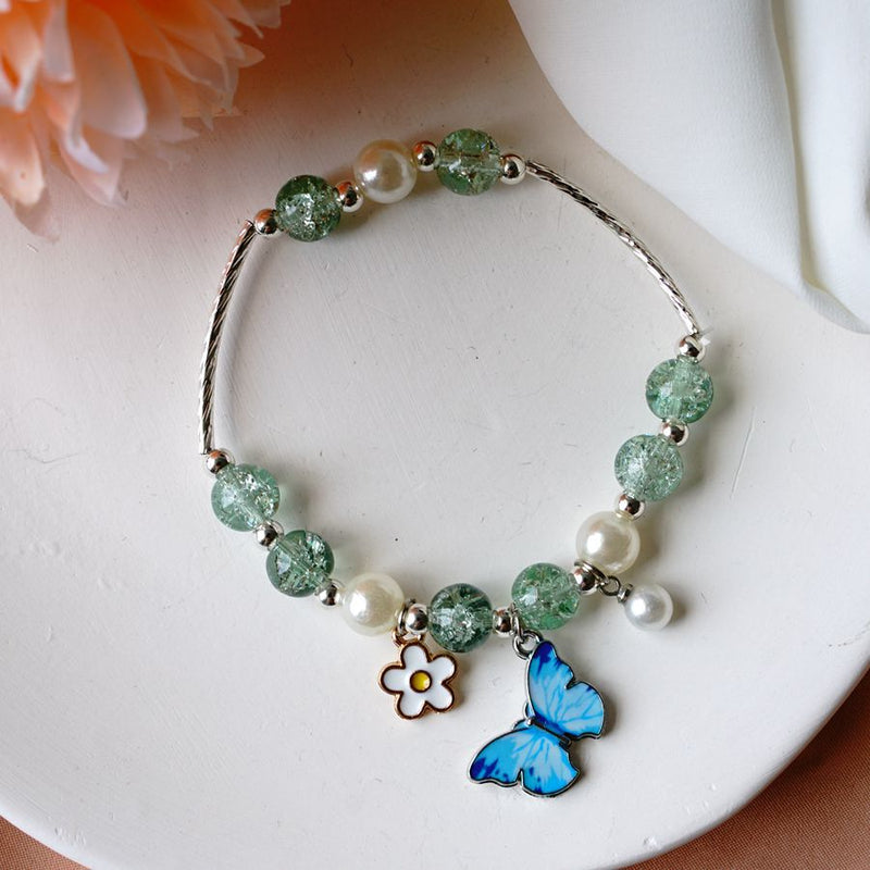 Korean Style Fashion Popping Crystal Small Daisy Bracelet