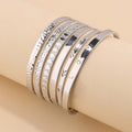 Creative Golden Wide Opening Bracelet For Couples