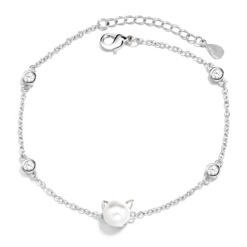 Pearl cat Bracelet