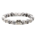 Turquoise Beaded Owl Yoga Bracelet