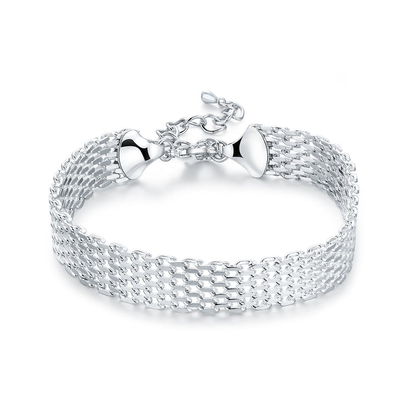 925 silver woven bracelet